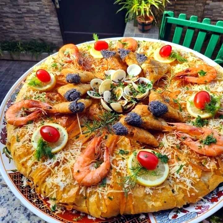Bastilla royale aux fruits de mer
